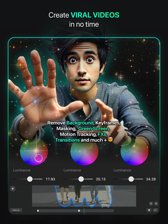 Filma - Video Editor Music io iPad screenshot 4 - Photo & Video app