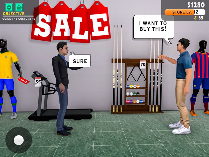 Sports Store Manager Simulator