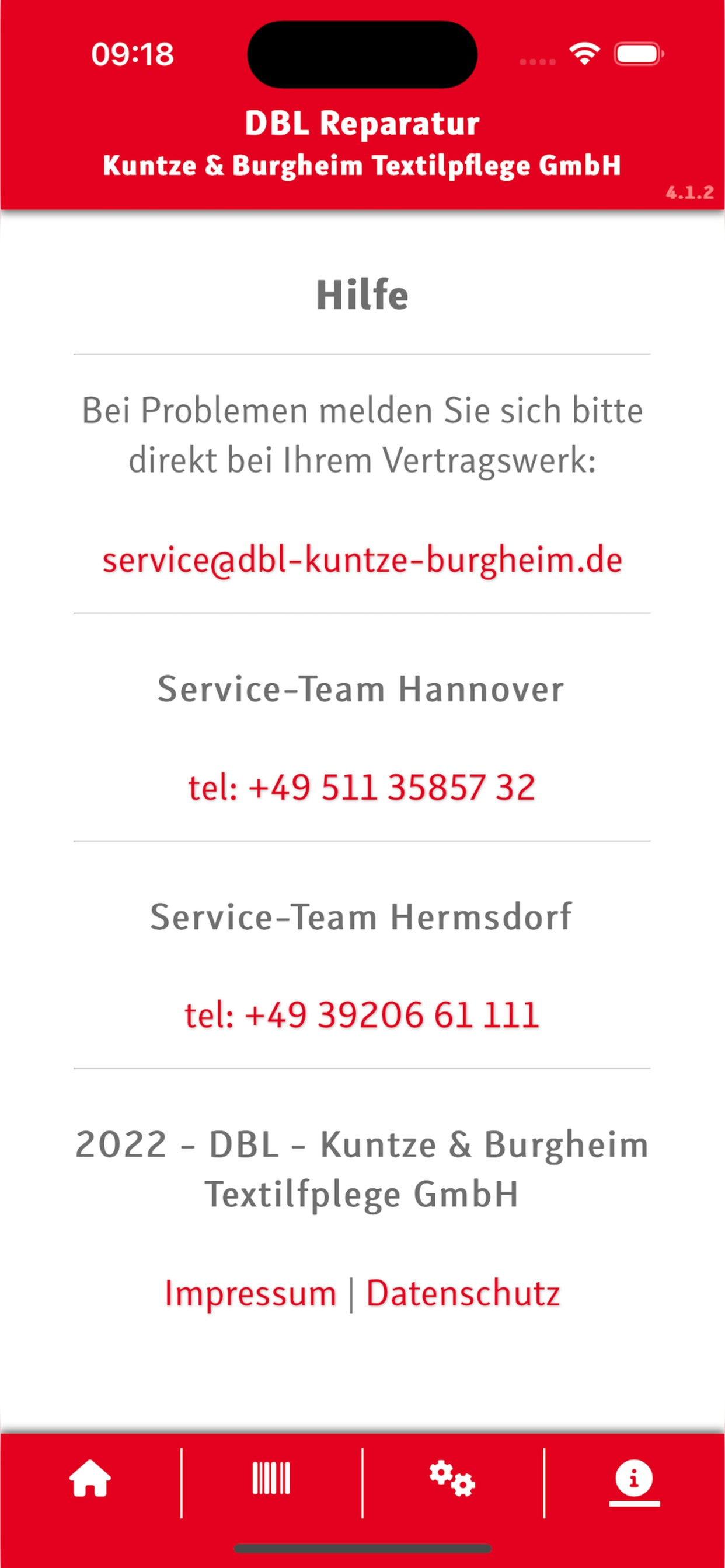 DBL Reparatur