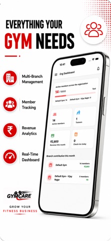GymCare – Smart Gym Management iPhone screenshot