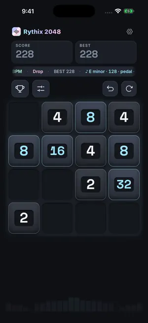 Rythix 2048 screenshot 2