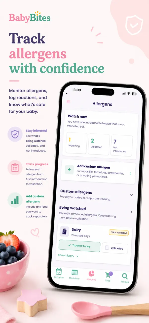 Screenshot #3 pour Baby Bites Meal Planner