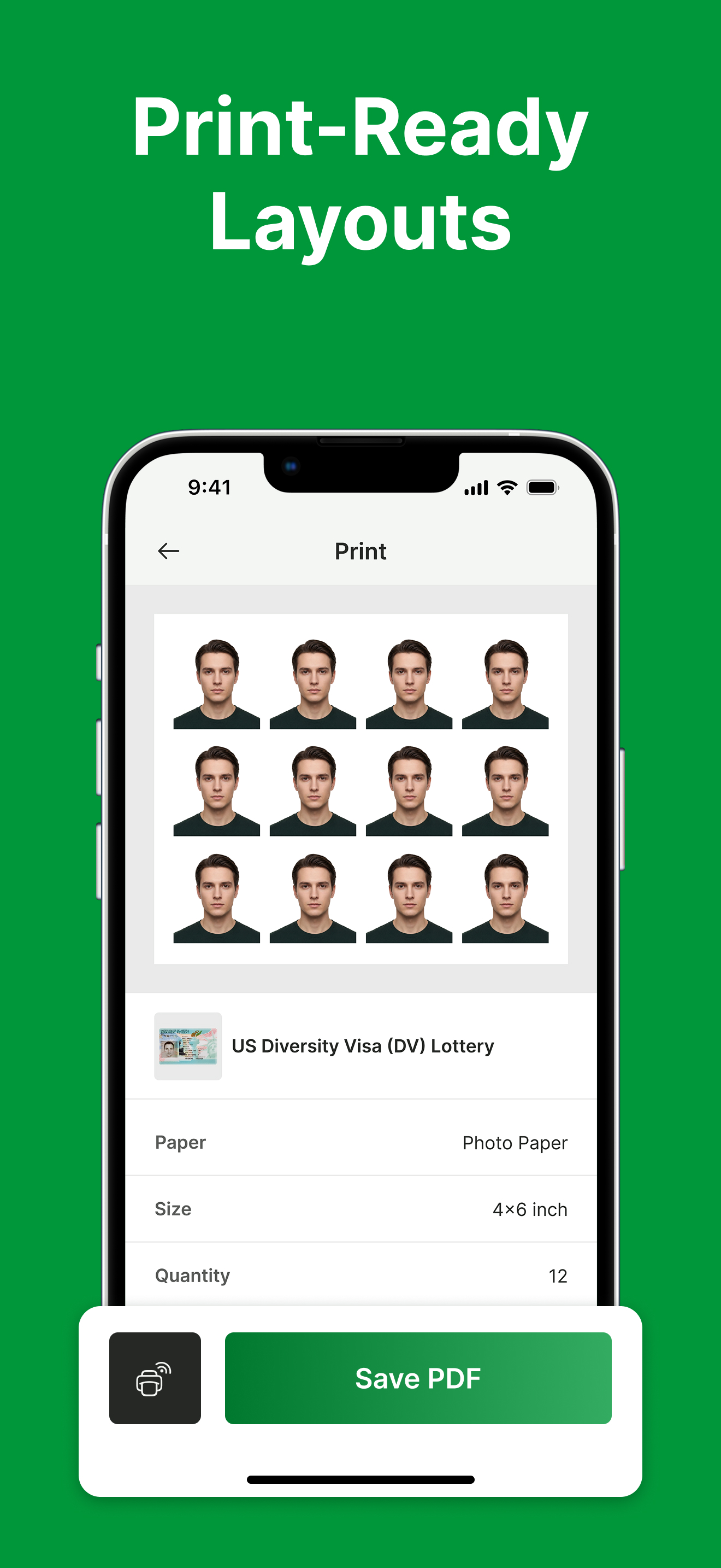 Green Card Visa Photo Maker screenshot 5