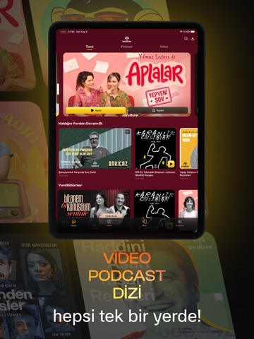 Podbee: Podcast & Video iPad screenshot 2