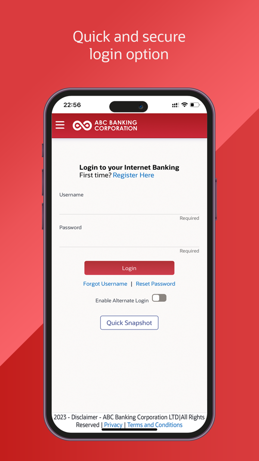 #1. ABC Banking Corporation Ltd (iOS) Podle: ABC Banking Corporation Ltd