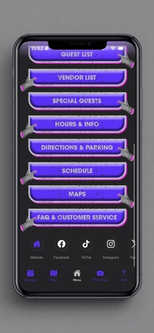 Indiana Comic Convention 2026 iPhone screenshot