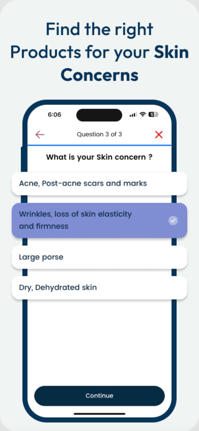 AI skin care scanner