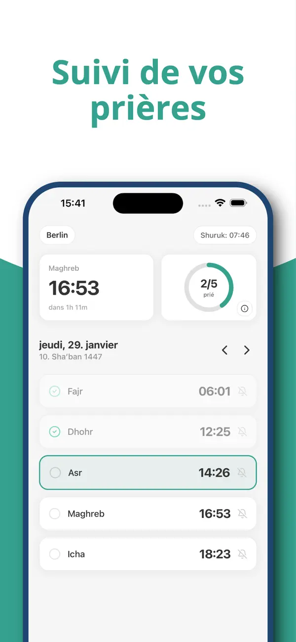 Screenshot #3 pour Vaktija.eu: Heures de prière