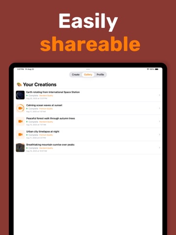 Quick GIF: Custom Short Videos iPad screenshot