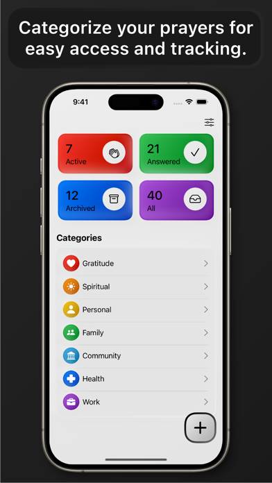 Prayer Organizer by Praise Screenshot
