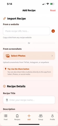 group recipes Screenshot 5 of 7