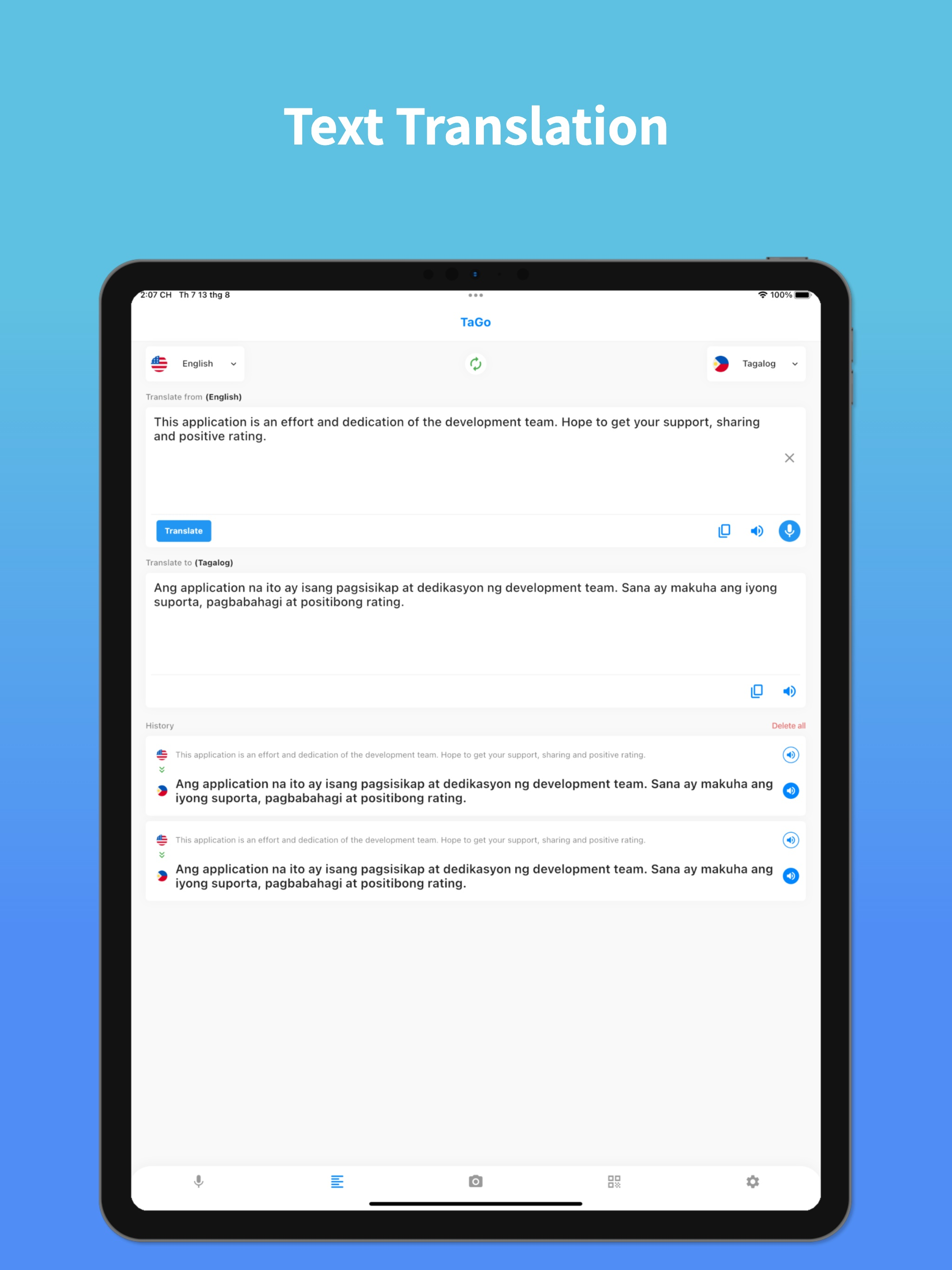 Tagalog Translator & Learn +
