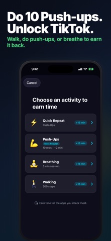 HabitUnlock: Screen Time Screenshot 2 of 5