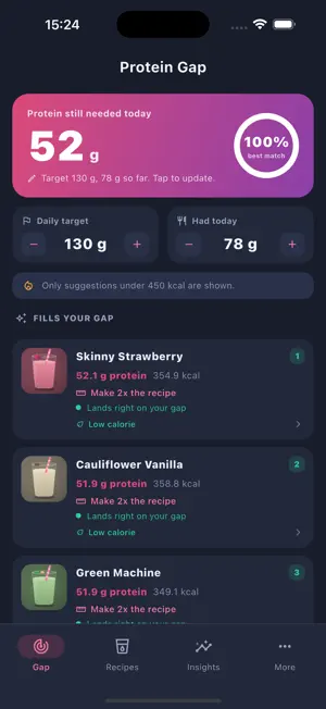 Blendora: Protein Smoothies screenshot 1