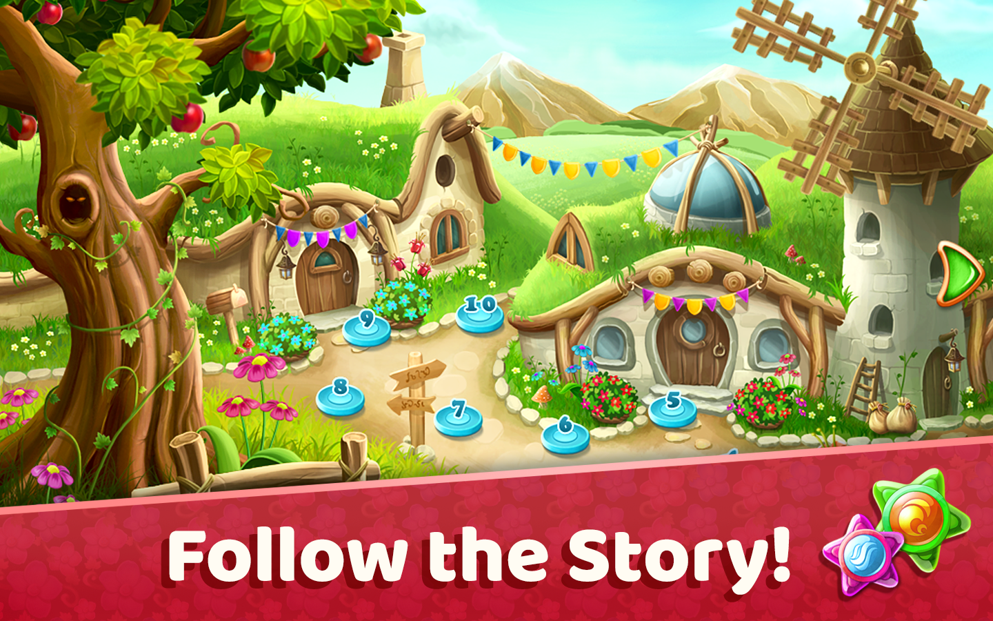Floria - Match 3 Offline Game screenshot 7