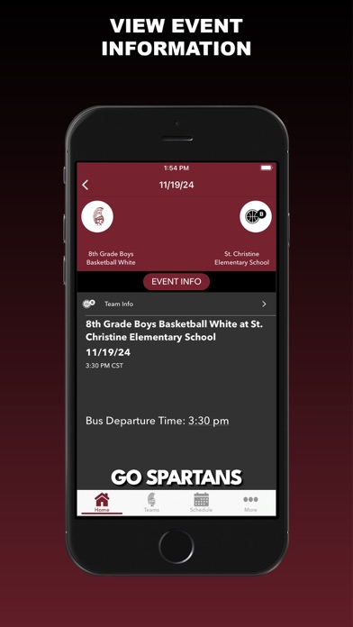 Boardman Spartan Athletic iPhone screenshot 4 - Sports app