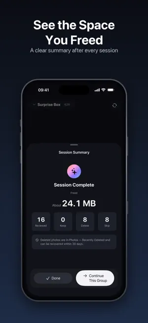 Feather: Swipe Photo Cleaner screenshot 4