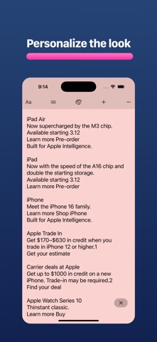 Lirely: Reader Mode Browser screenshot