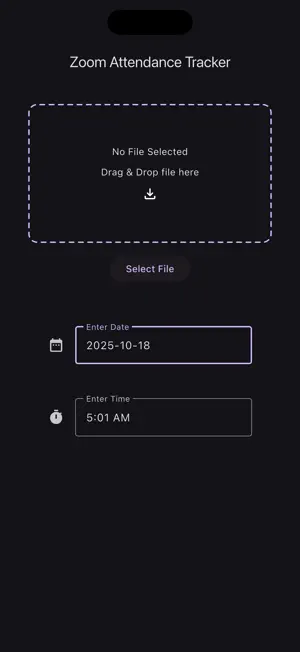 Attendance Tracker for Zoom screenshot 1