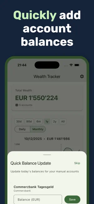 My Wealth Tracker screenshot 3