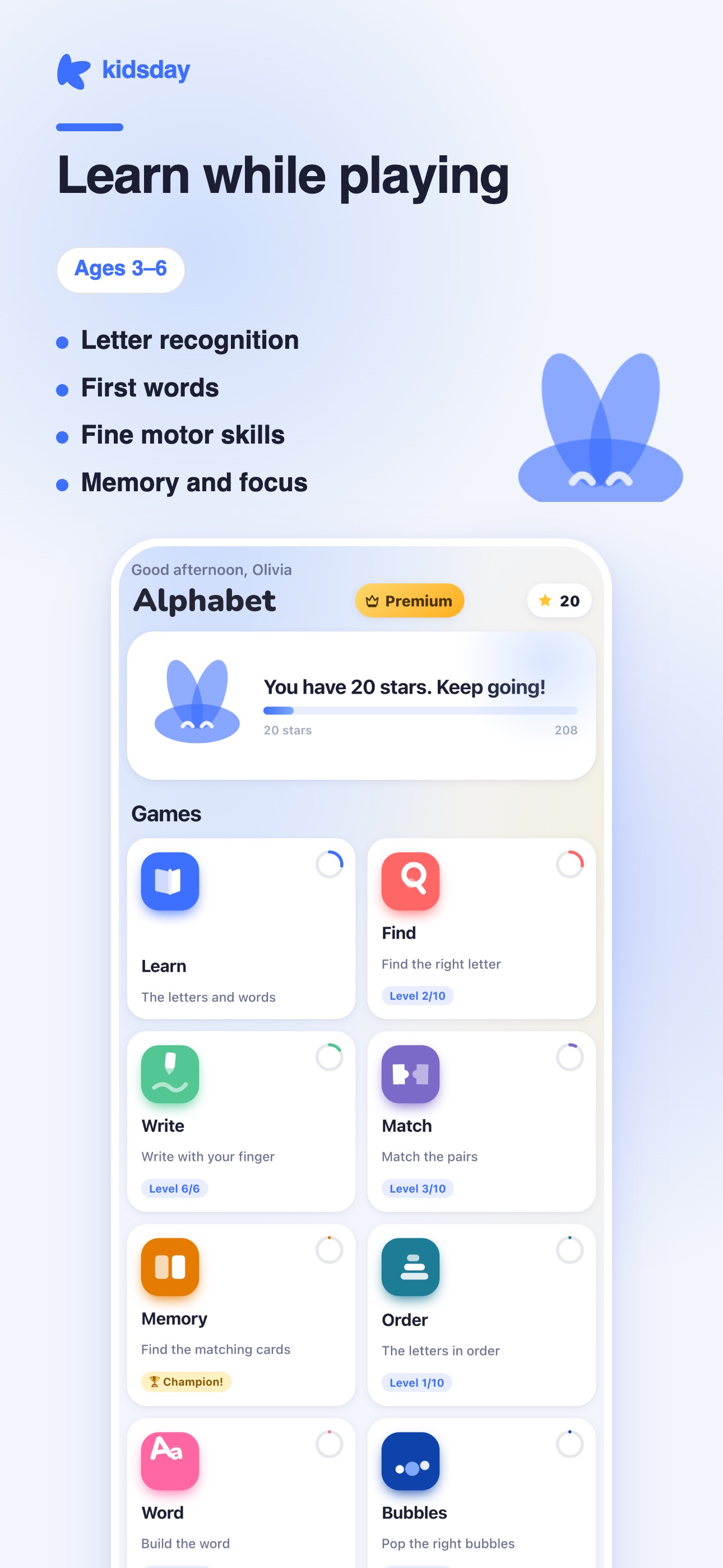 Screenshot 1 of Alphabet Kidsday