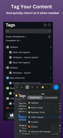 Outline: Notes Organizer App screenshot