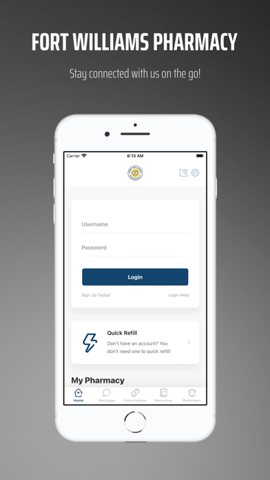 Fort Williams Pharmacy iPhone screenshot 1 - Medical app