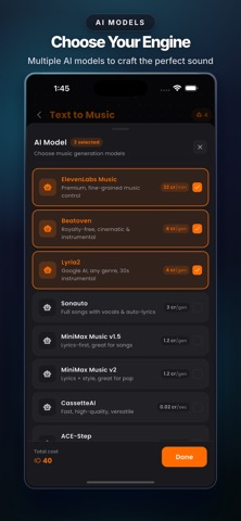 AI Music: Song Cover Generator iPhone screenshot