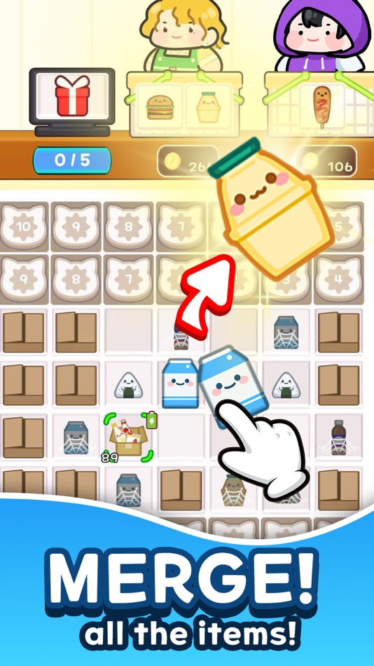#1. Merge Supermarket : Merge Game (iOS) 来自: ACTIONFIT