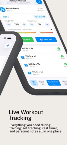 RepTrack: Multi User Gym Log screenshot