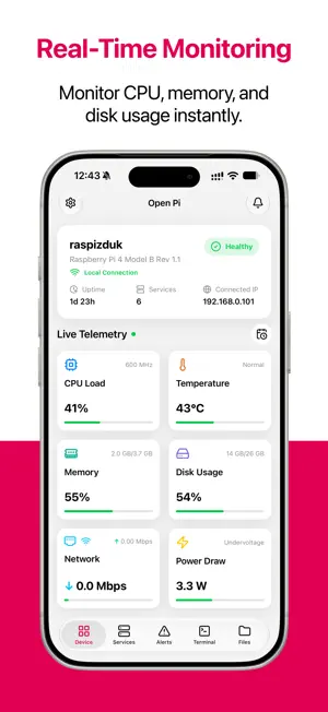 Open Pi - Raspberry Pi Manager screenshot 3