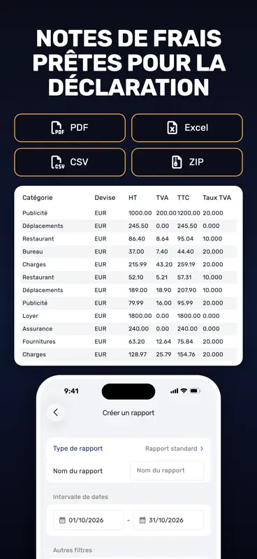 SparkReceipt: Notes de Frais screenshot 7 of 8