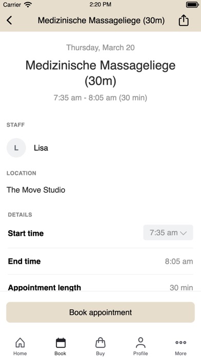 App screenshot