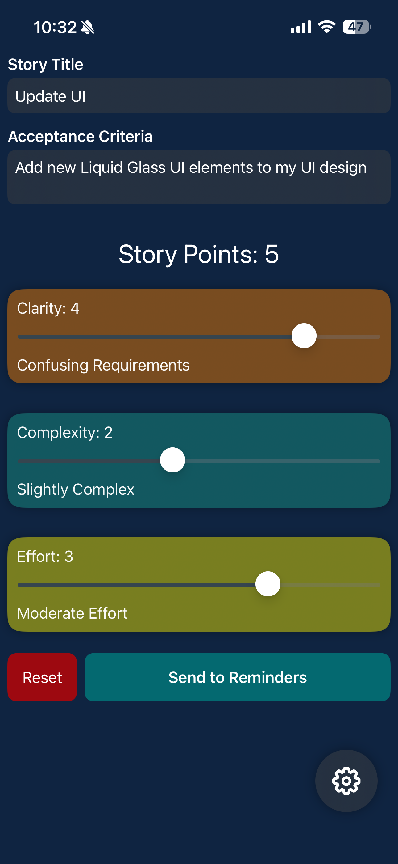 AgilePointCalculator