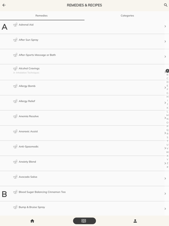 Seeds of Thyme iPad screenshot 4 - Health & Fitness app