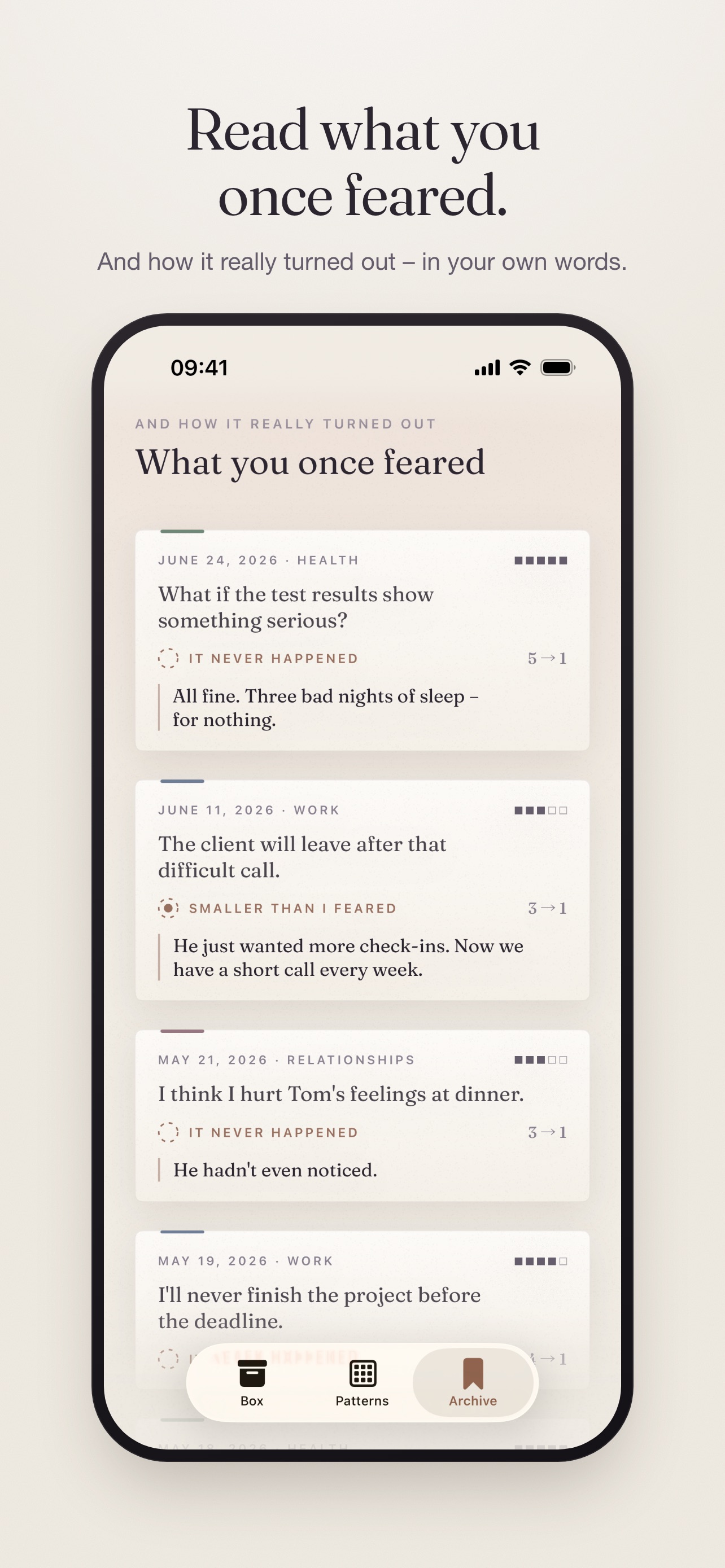 Screenshot 6 of Worry Box: Anxiety Journal