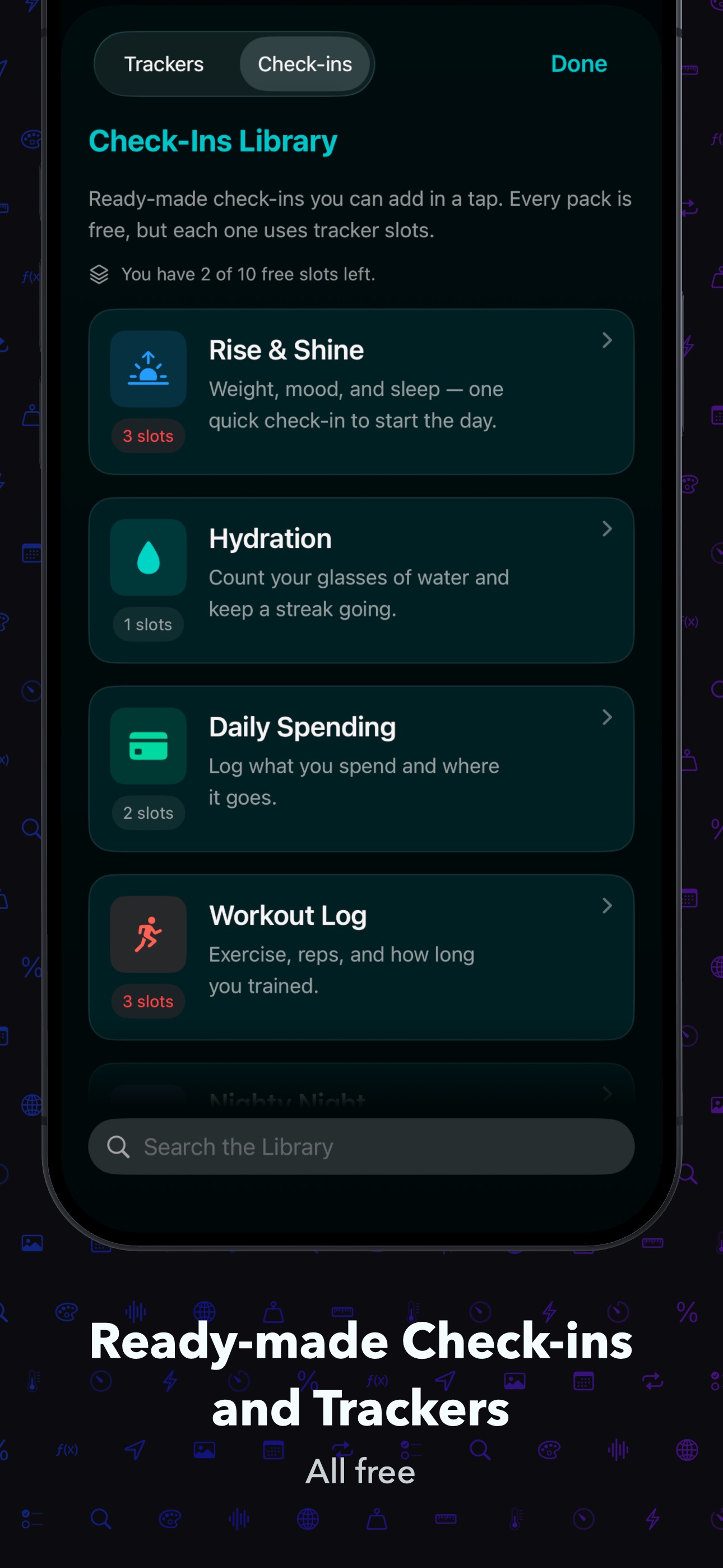 Screenshot 6 of Datum: Private Data Tracker