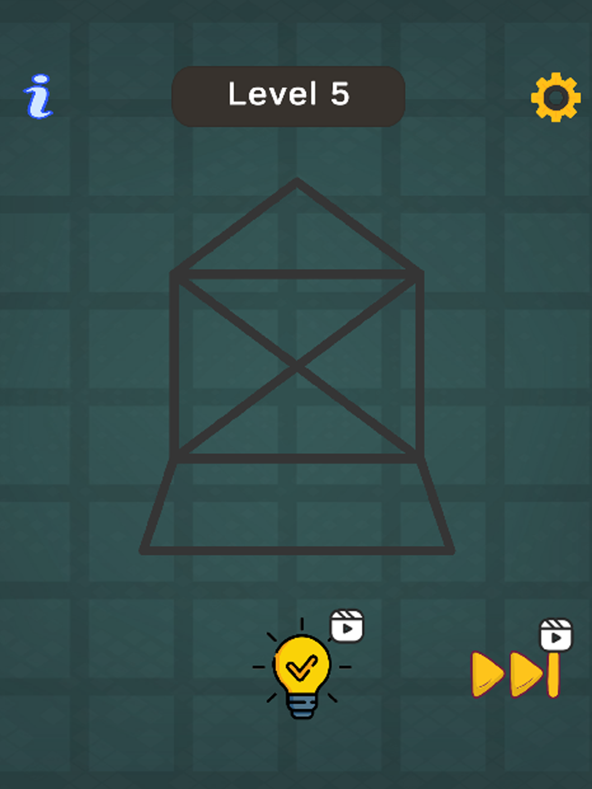 One Line Draw Puzzle