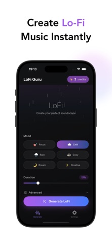 LoFi Guru: AI Music Maker screenshot