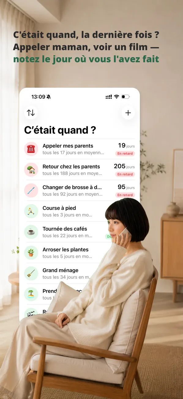 Screenshot #1 pour Depuis quand ? Vos souvenirs
