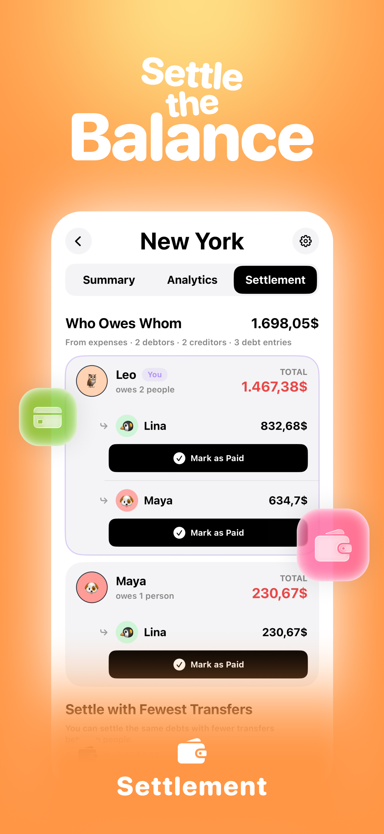 TravelTab: Split Expenses screenshot 4