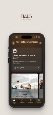 HAUS Barre screenshot
