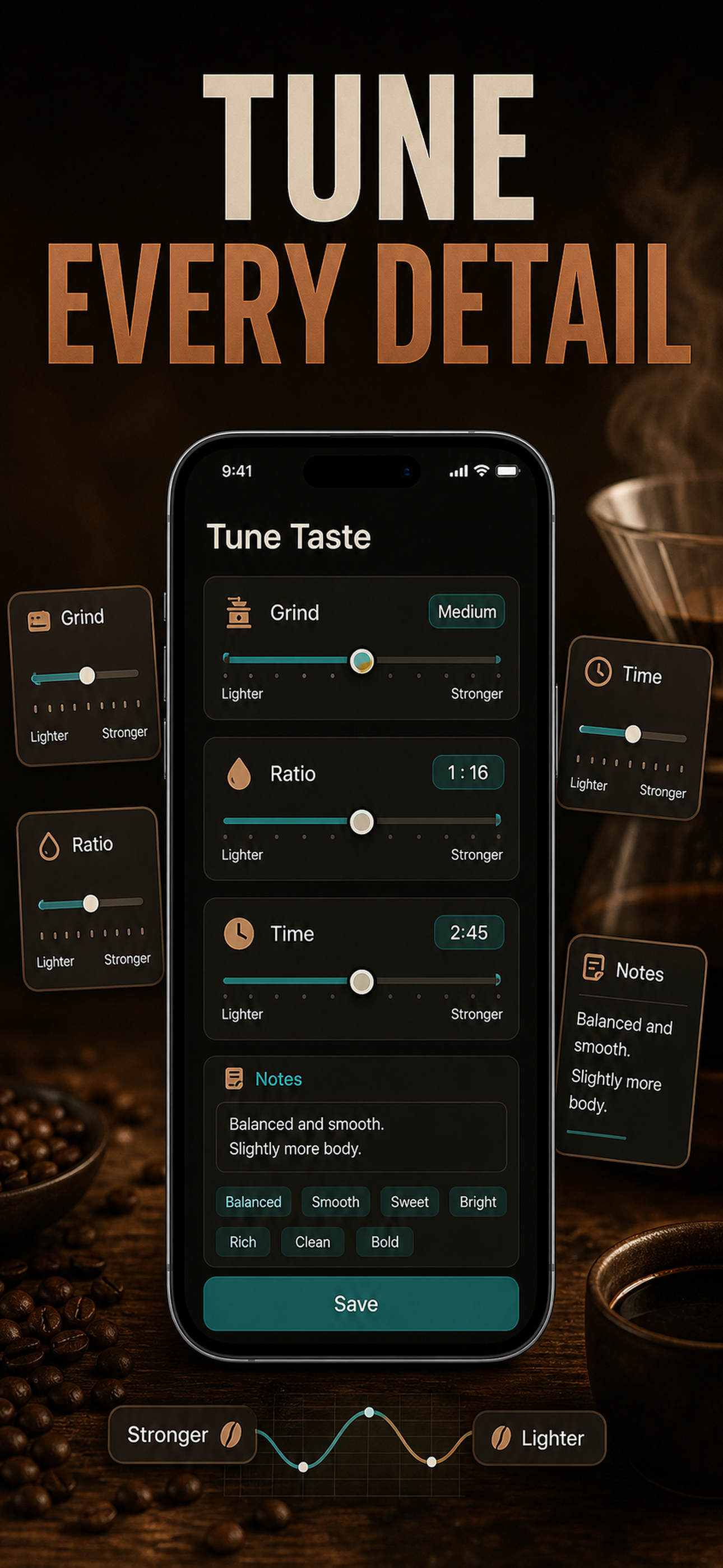 Coffee Brewing Ratio Calc screenshot 8