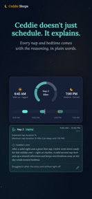 Ceddie Sleeps: Baby Schedule screenshot