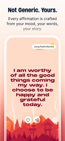 FeelScape: AI Affirmations Screenshot 4 of 6