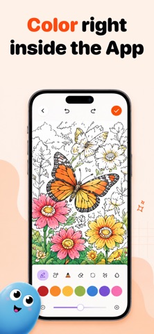ColorWish: AI Coloring Pages screenshot