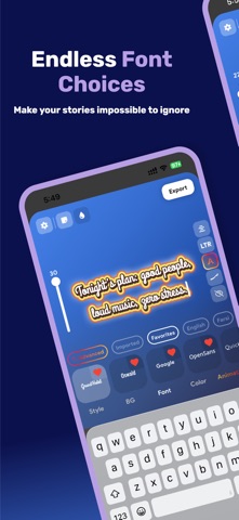 App screenshot