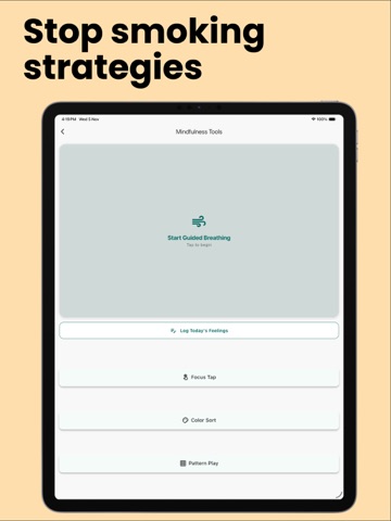 Quitter - Stop smoking tracker iPad screenshot