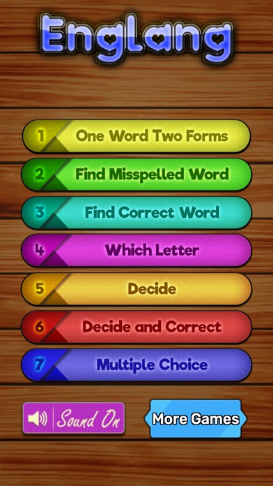 EngLang: Spelling Learner Screenshot