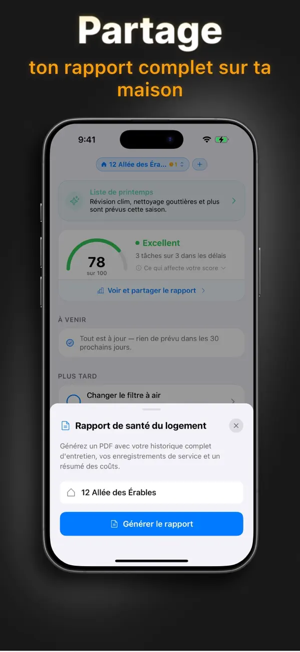 Screenshot #3 pour Entretien Maison & Checklist